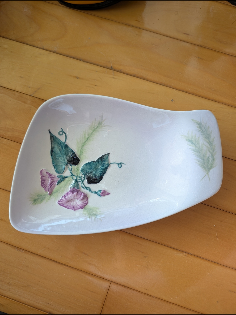 Vtg Carlton Ware Convolvulus Dish